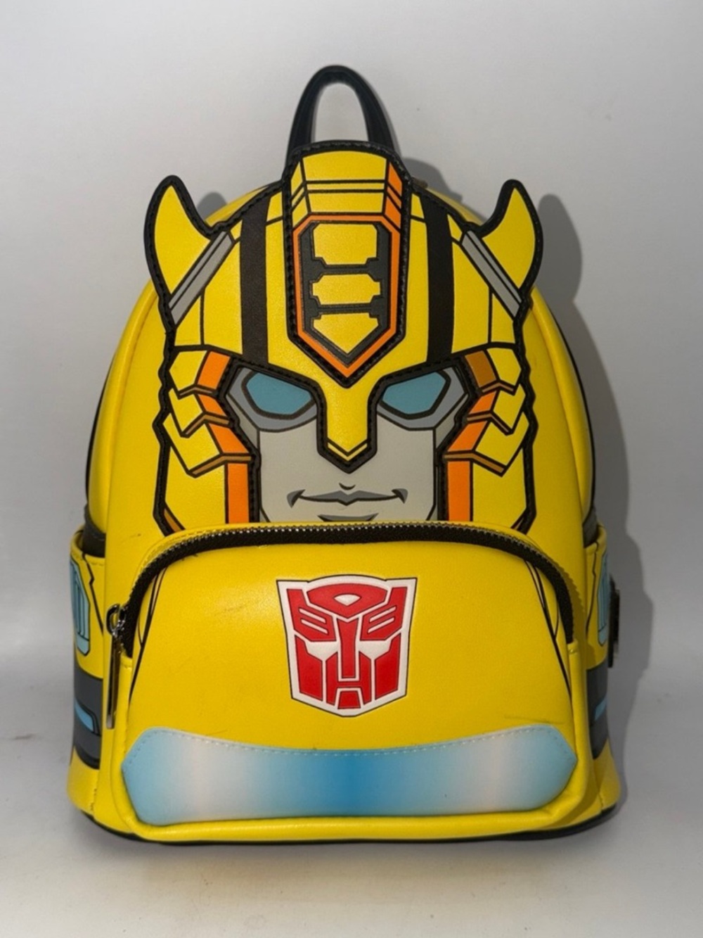 Loungefly Transformers Glow in the Dark Bumble Bee backpack